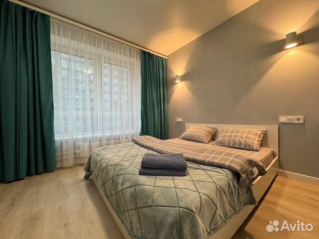 

1-к. квартира, 45 м², 2 кровати