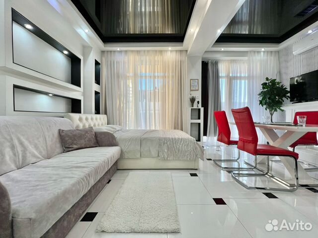 

Квартира-студия в апарт-отеле, 40 м², 2 кровати