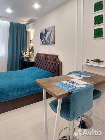 

Квартира-студия, 35 м², 2 кровати