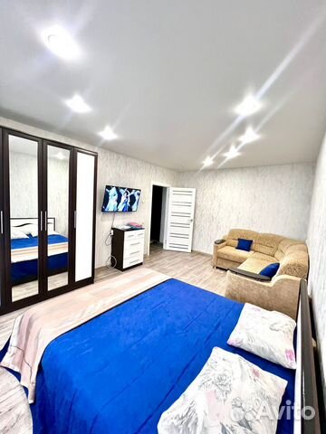 

1-к. квартира, 41 м², 2 кровати