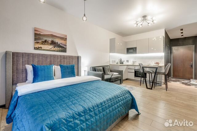 

Квартира-студия, 33 м², 2 кровати
