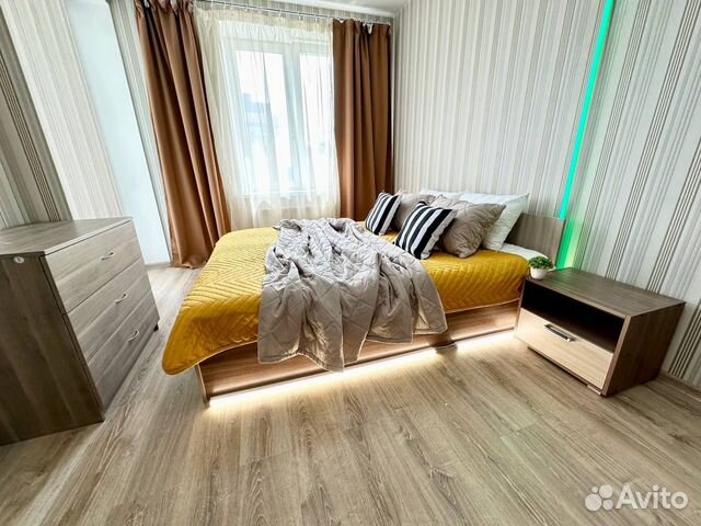 

1-к. квартира, 42,6 м², 2 кровати