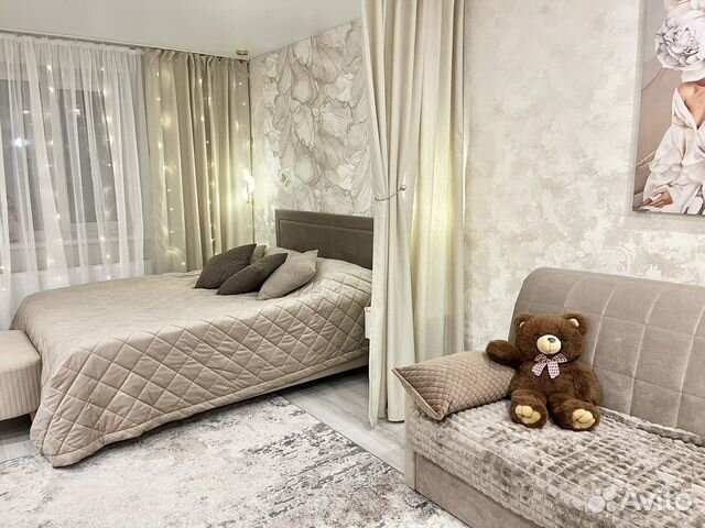 

1-к. квартира, 45 м², 3 кровати