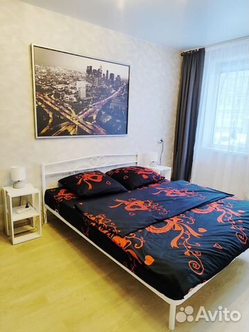 

1-к. квартира, 38 м², 2 кровати