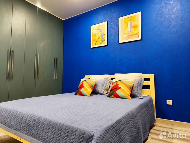 

1-к. квартира, 54 м², 2 кровати