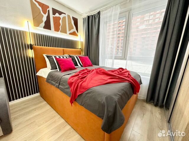 

Квартира-студия, 33,4 м², 2 кровати