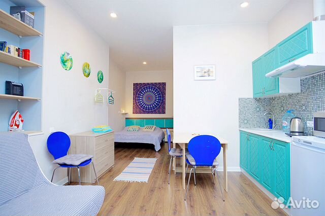 

Квартира-студия в апарт-отеле, 32 м², 2 кровати