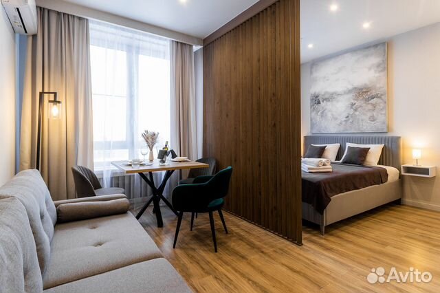 

Квартира-студия, 38 м², 2 кровати