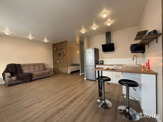 

Квартира-студия, 40 м², 2 кровати