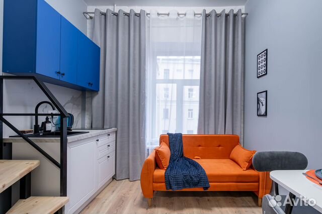 

Квартира-студия, 18 м², 2 кровати