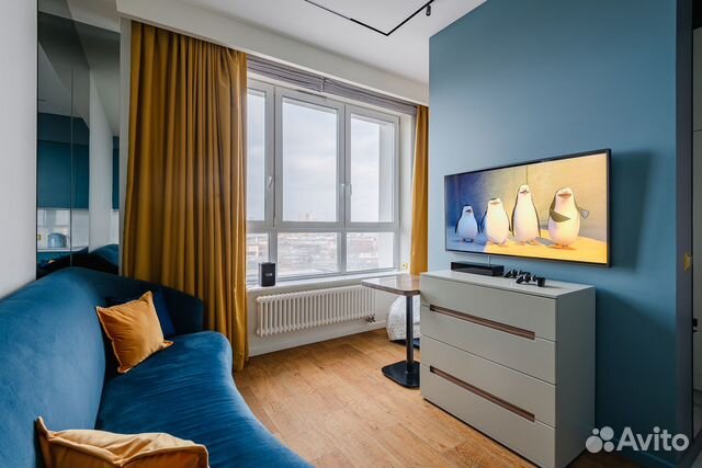 

Квартира-студия, 27 м², 2 кровати