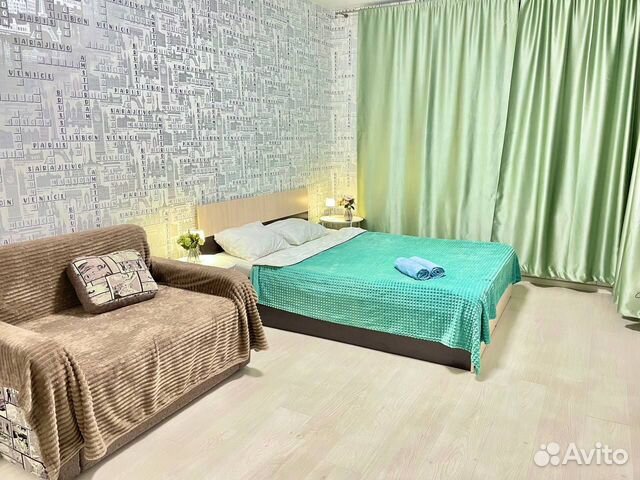 

1-к. квартира, 52,3 м², 3 кровати