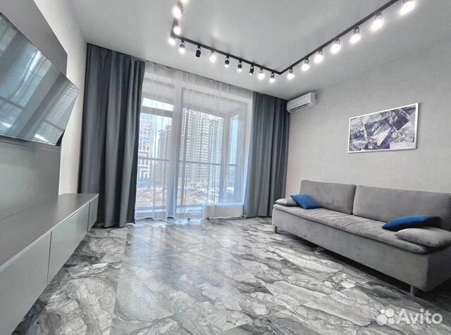 

1-к. квартира, 55 м², 2 кровати