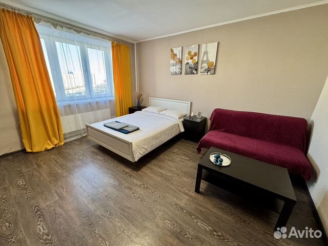 

1-к. квартира, 40 м², 2 кровати