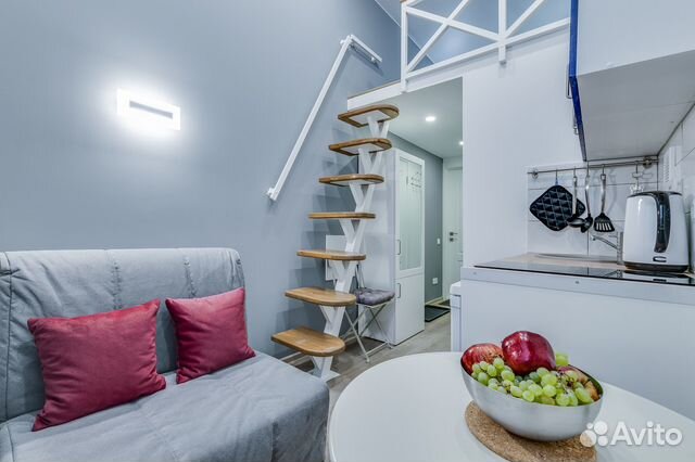 

Квартира-студия, 12 м², 2 кровати