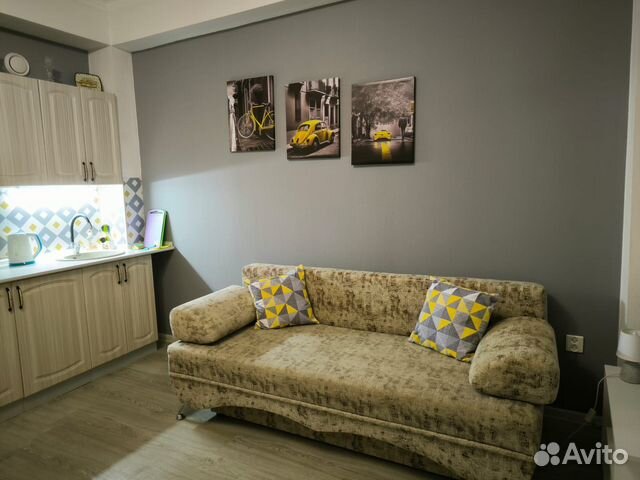 

Квартира-студия, 28 м², 2 кровати