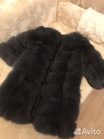 Итальянская шуба Hermes (песец )