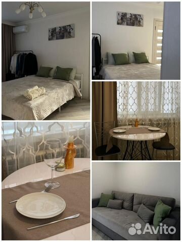 

Квартира-студия, 34 м², 2 кровати
