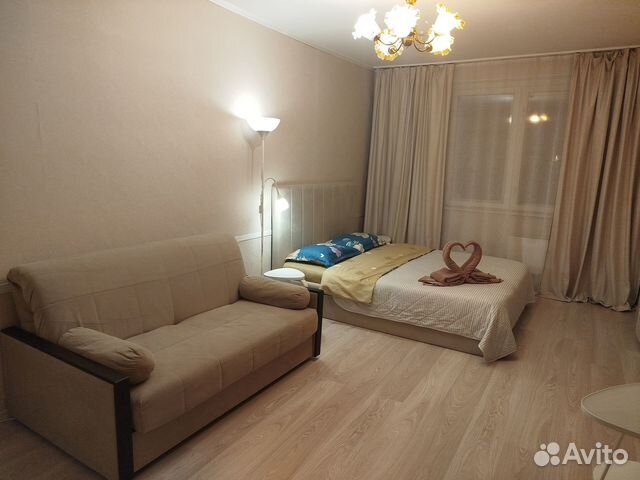 

1-к. квартира, 38 м², 2 кровати