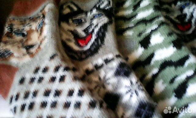 Носки мужские из 100 овечьей шерсти