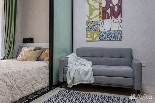 

Квартира-студия, 28 м², 2 кровати
