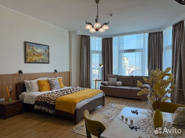 

Квартира-студия в апарт-отеле, 43 м², 2 кровати