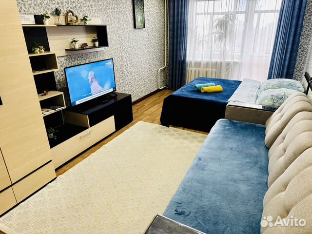 

1-к. квартира, 44 м², 2 кровати