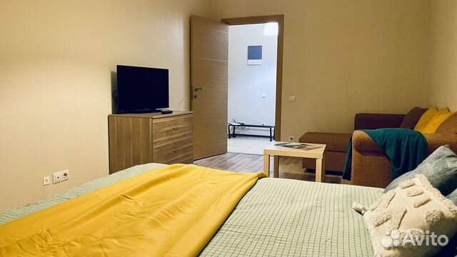 

1-к. квартира, 45 м², 2 кровати