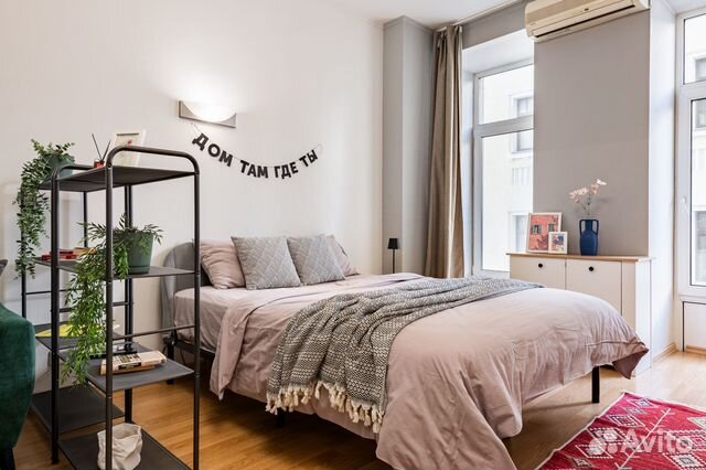 

Квартира-студия, 44 м², 2 кровати
