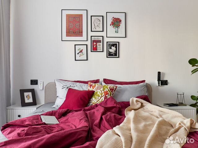 

1-к. квартира, 40 м², 3 кровати