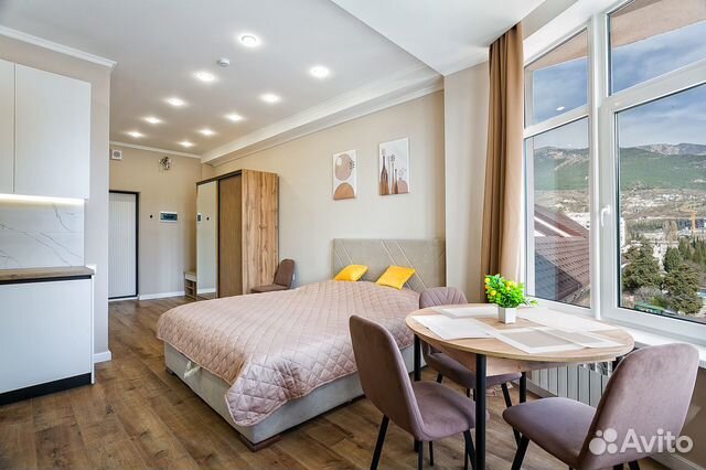 

Квартира-студия, 34 м², 2 кровати