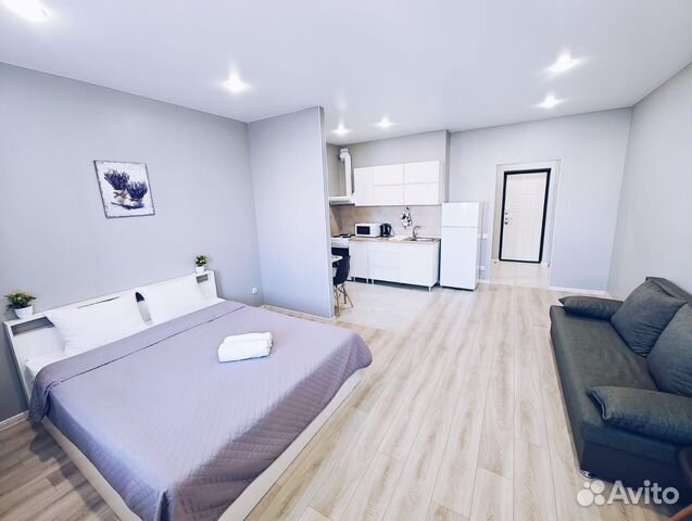 

Квартира-студия, 34 м², 2 кровати
