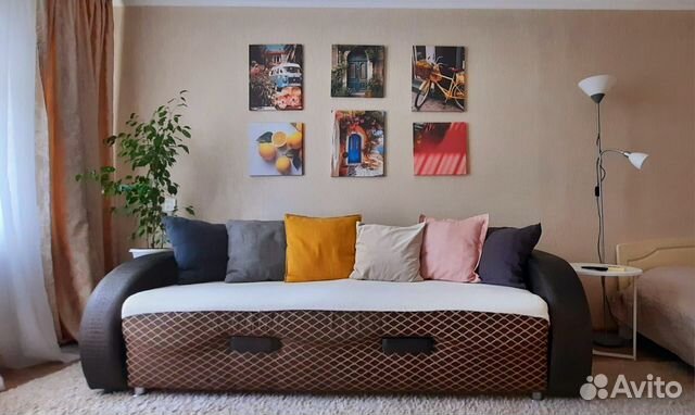 

1-к. квартира, 33,5 м², 2 кровати