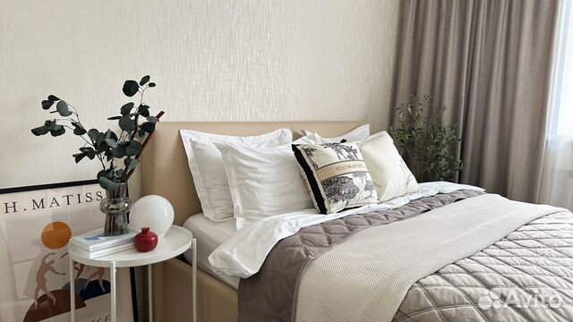 

1-к. квартира, 37 м², 2 кровати