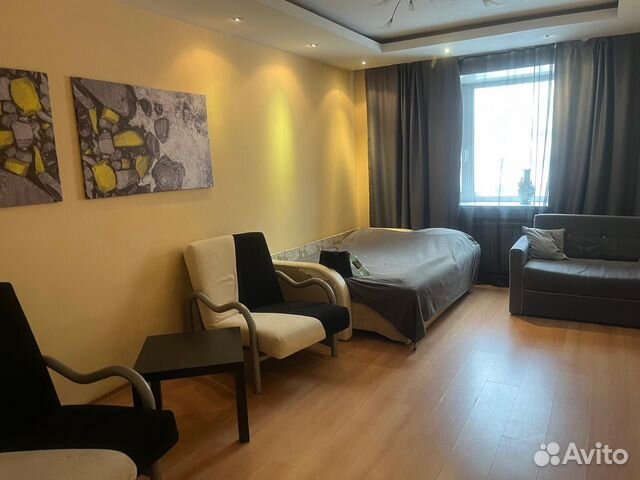 

1-к. квартира, 46 м², 2 кровати