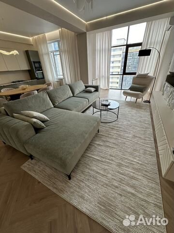 

1-к. квартира, 90 м², 2 кровати
