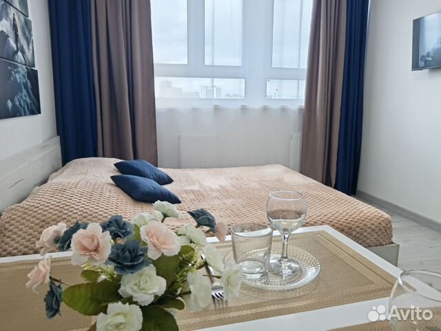 

Квартира-студия, 23 м², 2 кровати