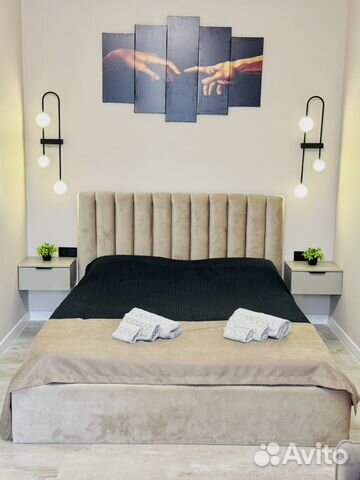 

1-к. квартира, 45 м², 2 кровати
