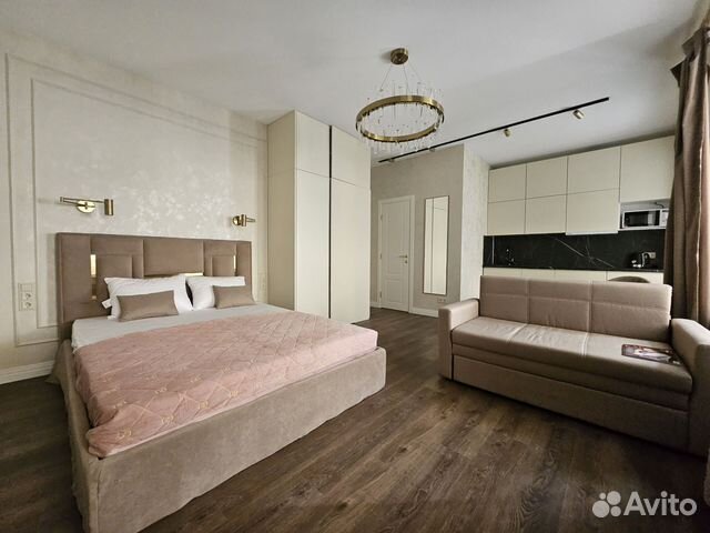 

Квартира-студия, 30 м², 2 кровати