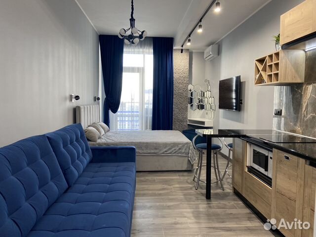 

Квартира-студия, 36 м², 2 кровати