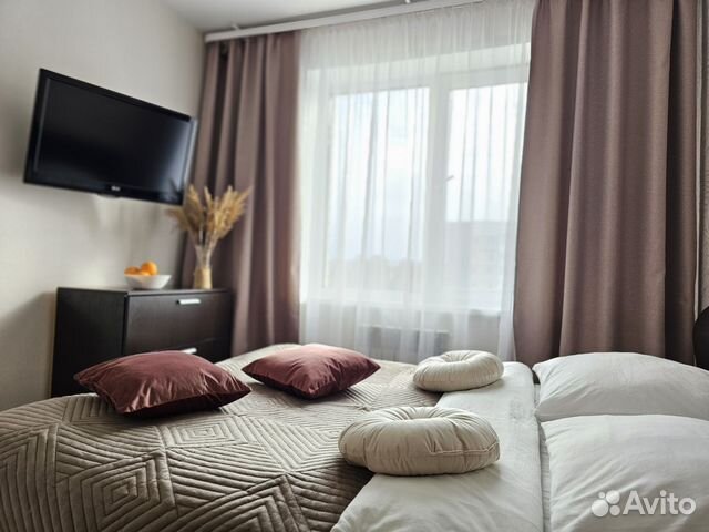 

1-к. квартира, 38 м², 2 кровати