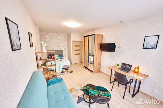 

1-к. квартира, 38 м², 3 кровати