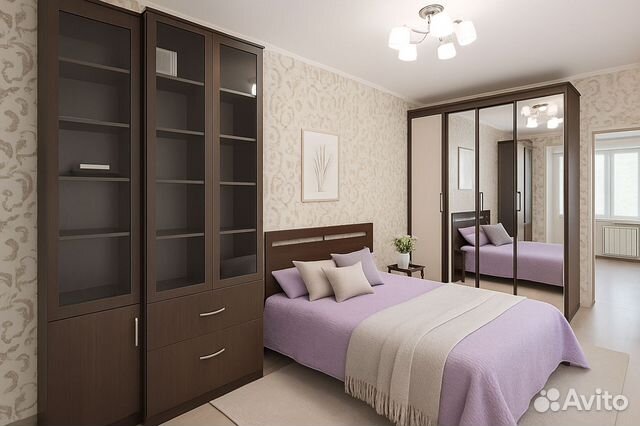 

2-к. квартира, 50 м², 3 кровати