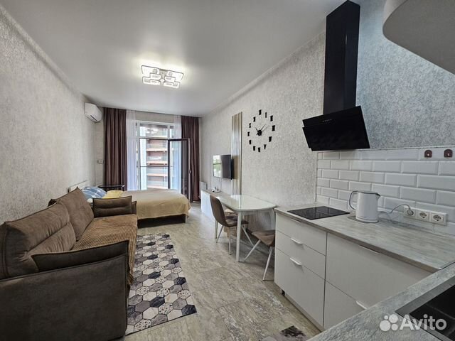 

Квартира-студия, 30 м², 2 кровати