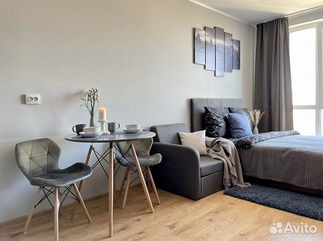 

Квартира-студия, 25 м², 3 кровати