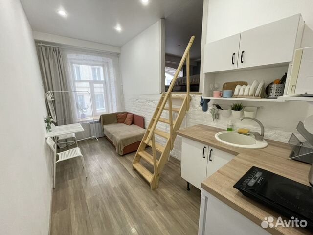 

Квартира-студия, 20 м², 2 кровати