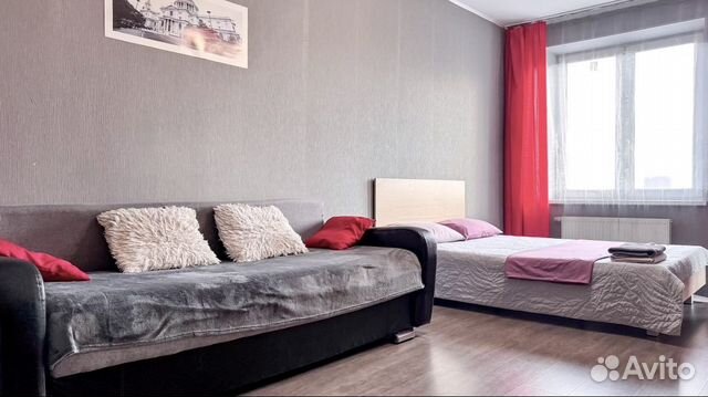

Квартира-студия, 51 м², 2 кровати
