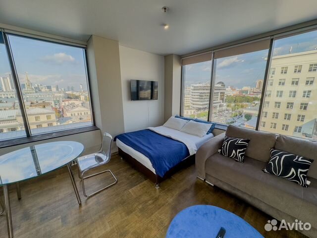 

Квартира-студия, 43 м², 2 кровати