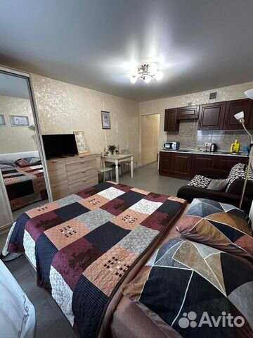 

Квартира-студия, 29 м², 2 кровати