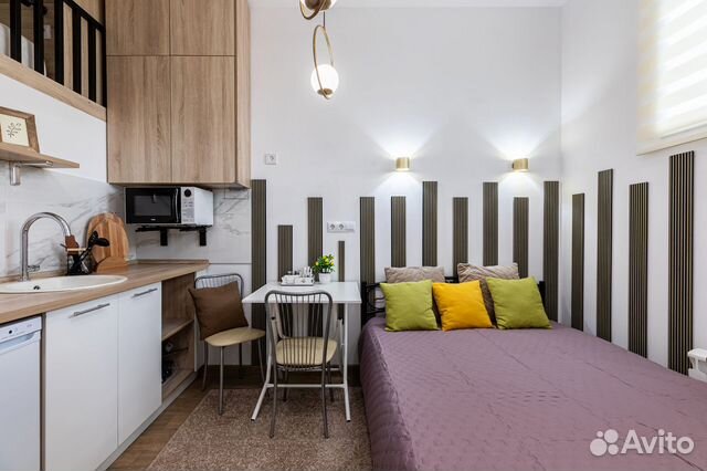 

Квартира-студия, 17 м², 2 кровати